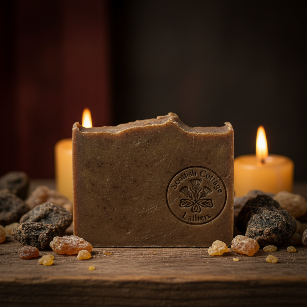 The Three Kings Soap - frankincense and myrrh luxury soap bar